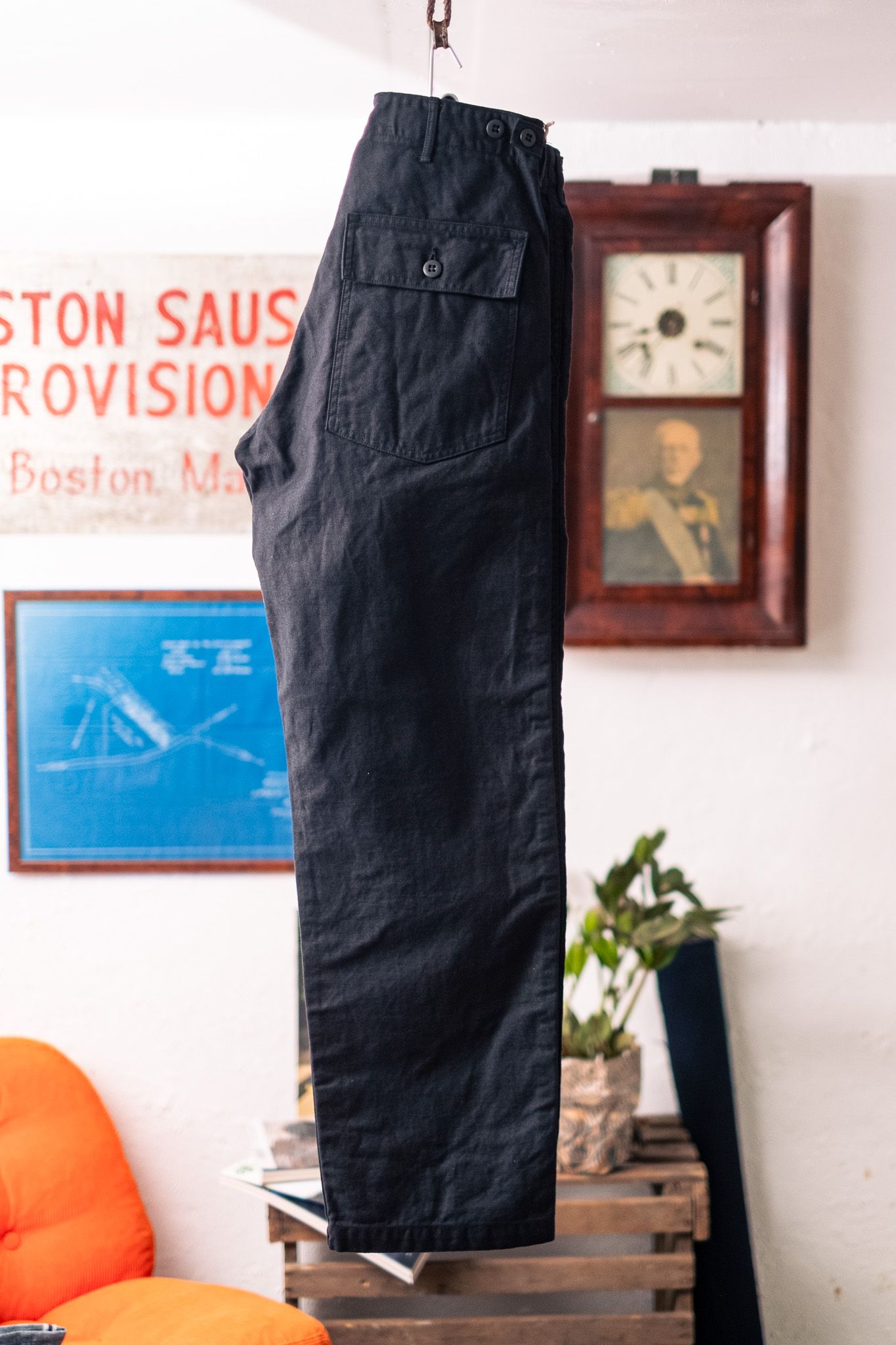 Orslow - U.S Army Fatigue Pants Regular Fit Black