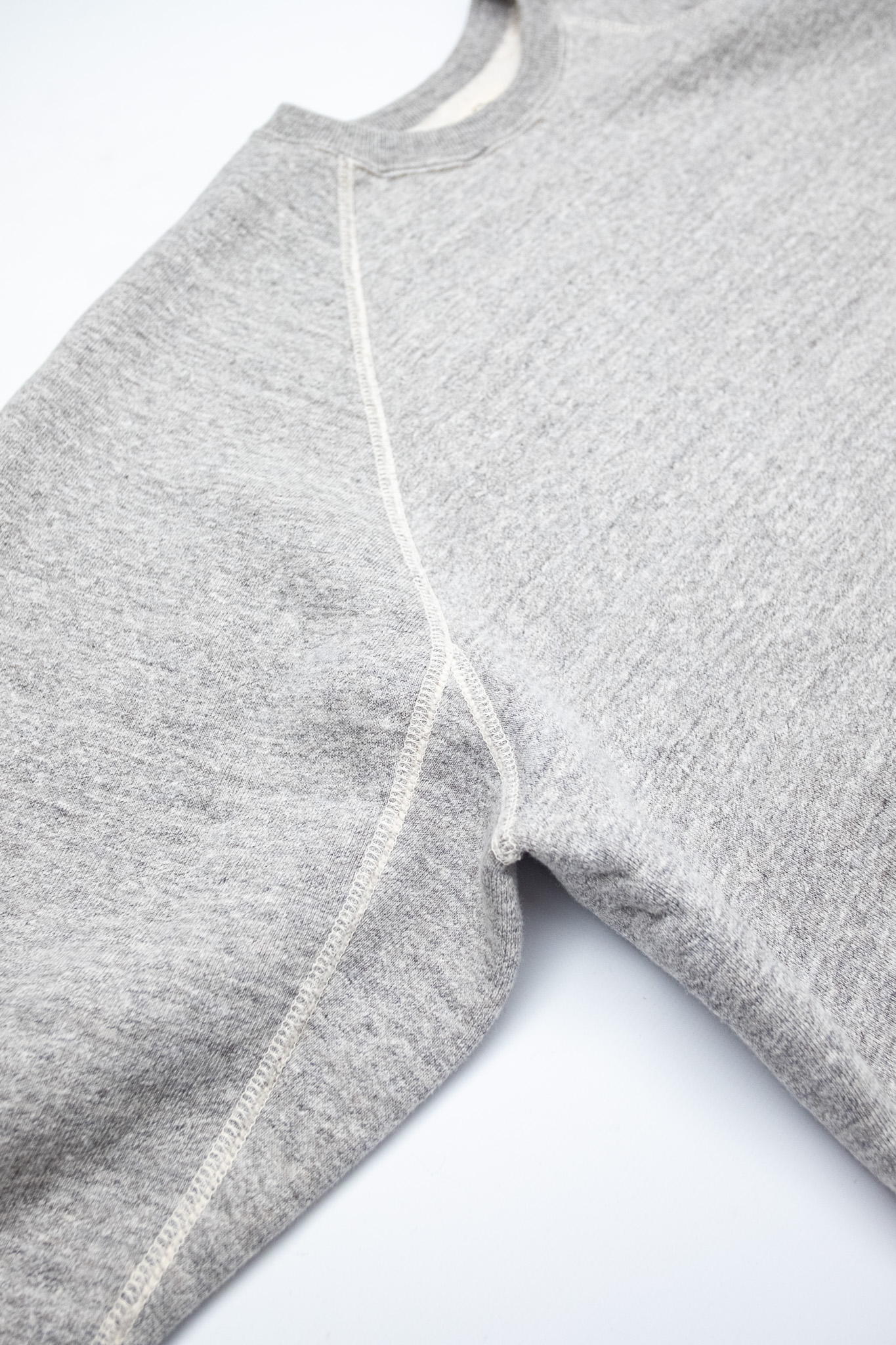 Orslow - Loopwheel Crewneck Sweatshirt Heather Grey - 5