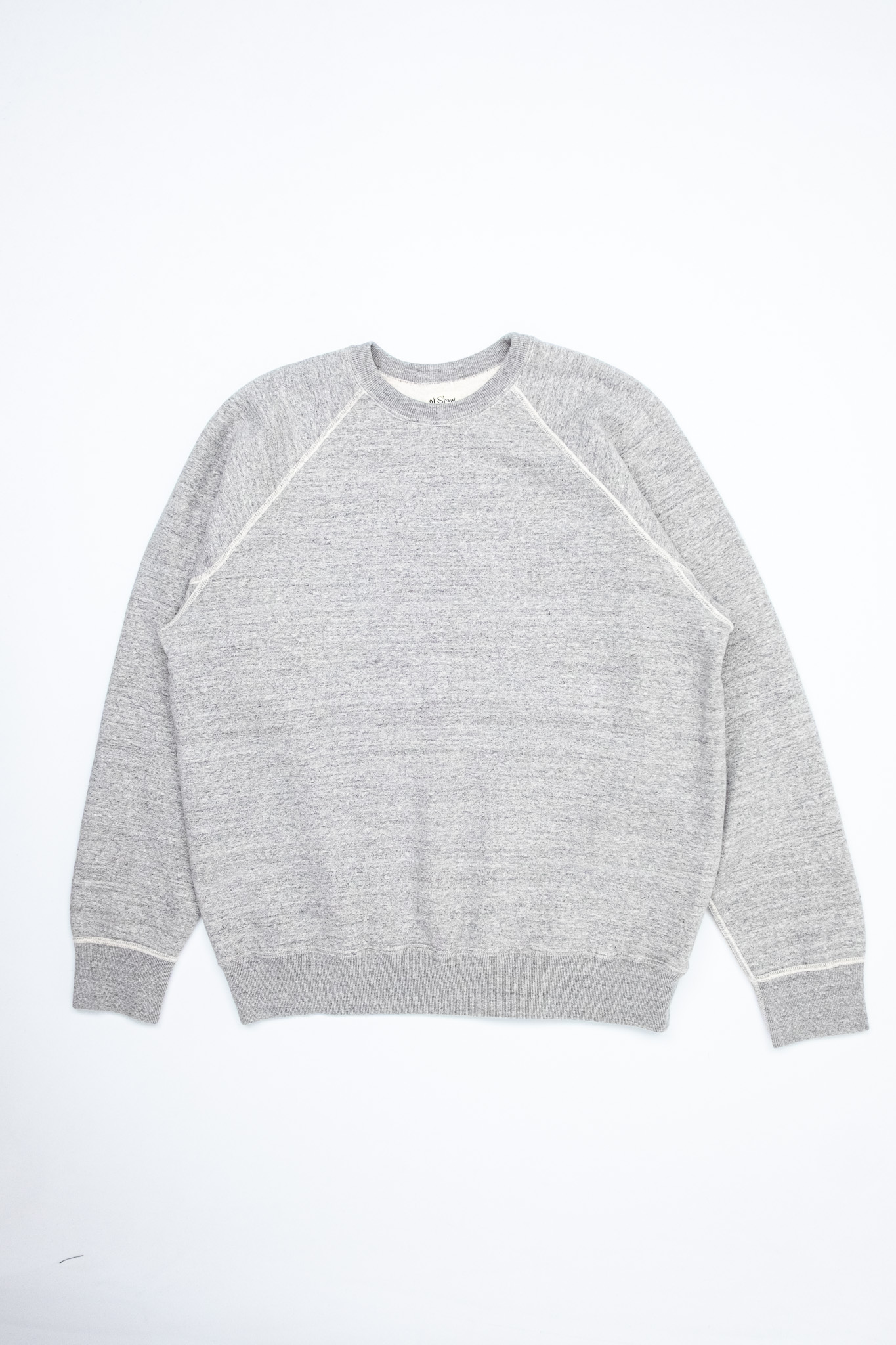 Orslow - Loopwheel Crewneck Sweatshirt Heather Grey - 2