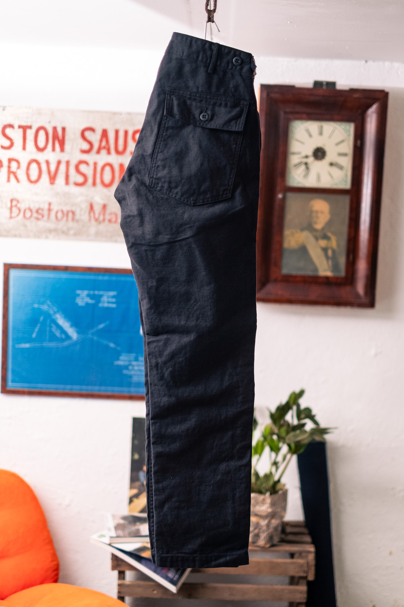 Orslow - U.S Army Fatigue Pants Slim Fit Black