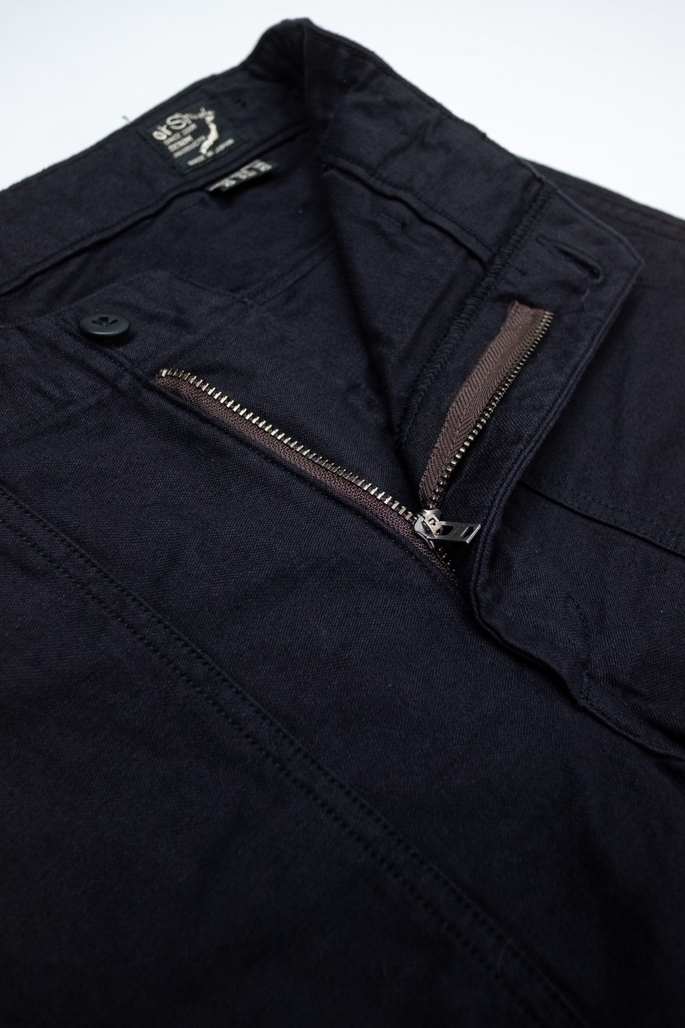 Orslow - U.S Army Fatigue Pants Slim Fit Black - 6