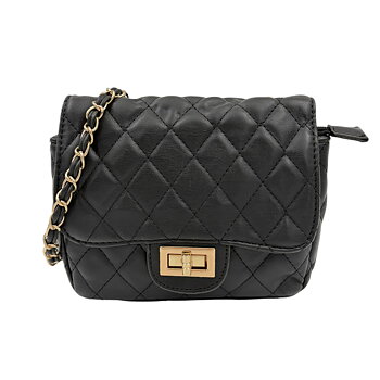 Axelremsväska crossbody, svart