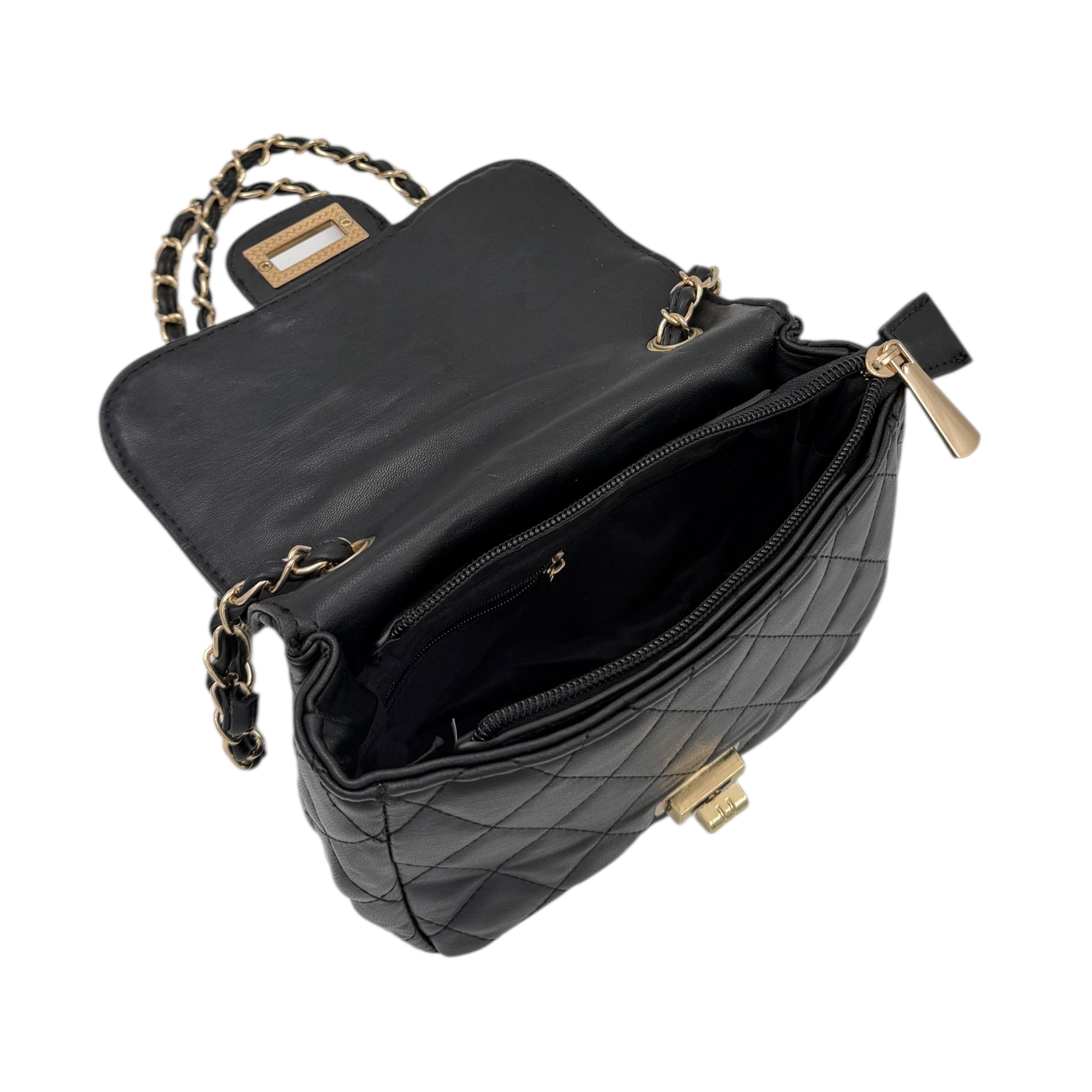 Axelremsväska crossbody, svart - 3