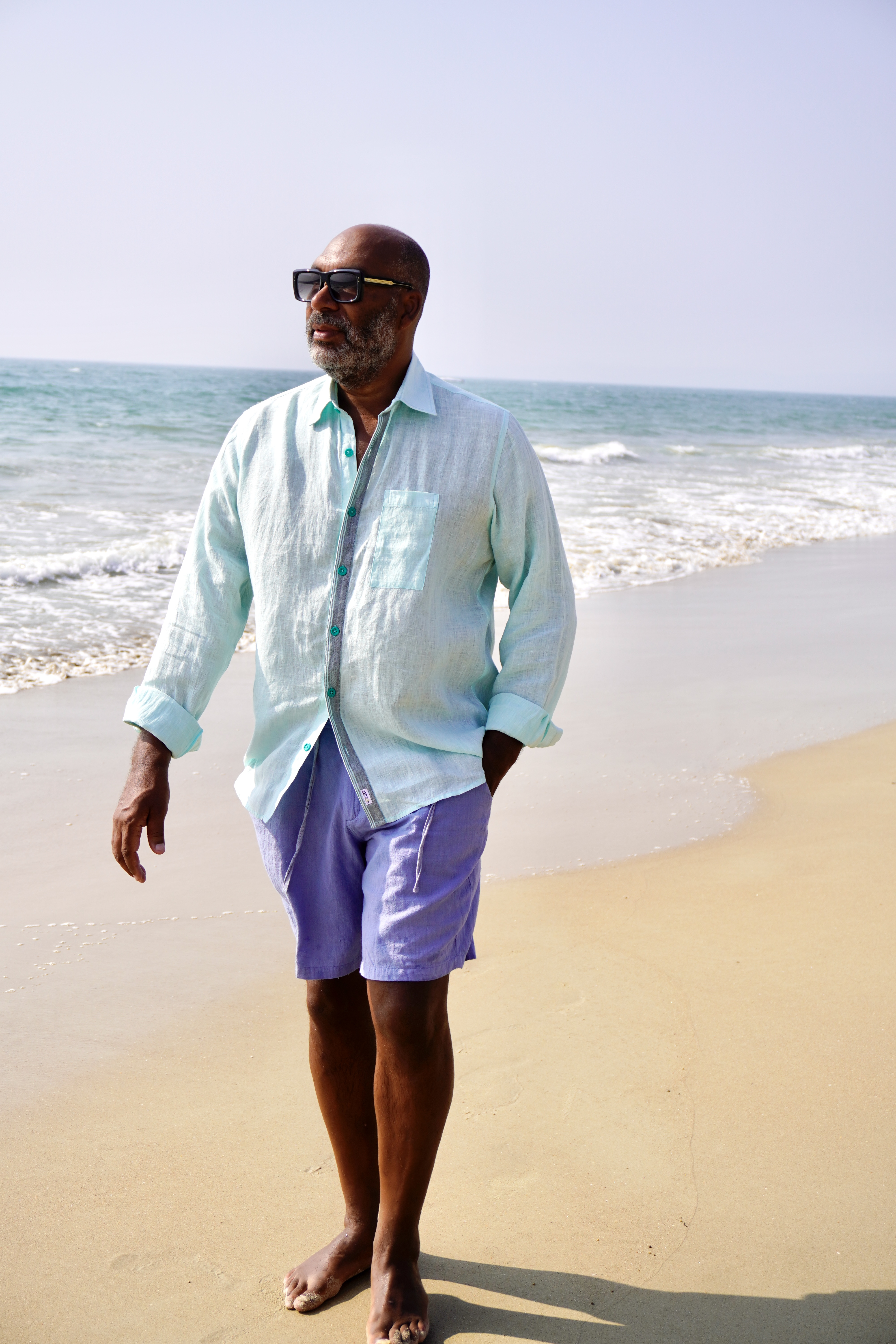JOE SHIRT LINEN ARUBA MINT - 3