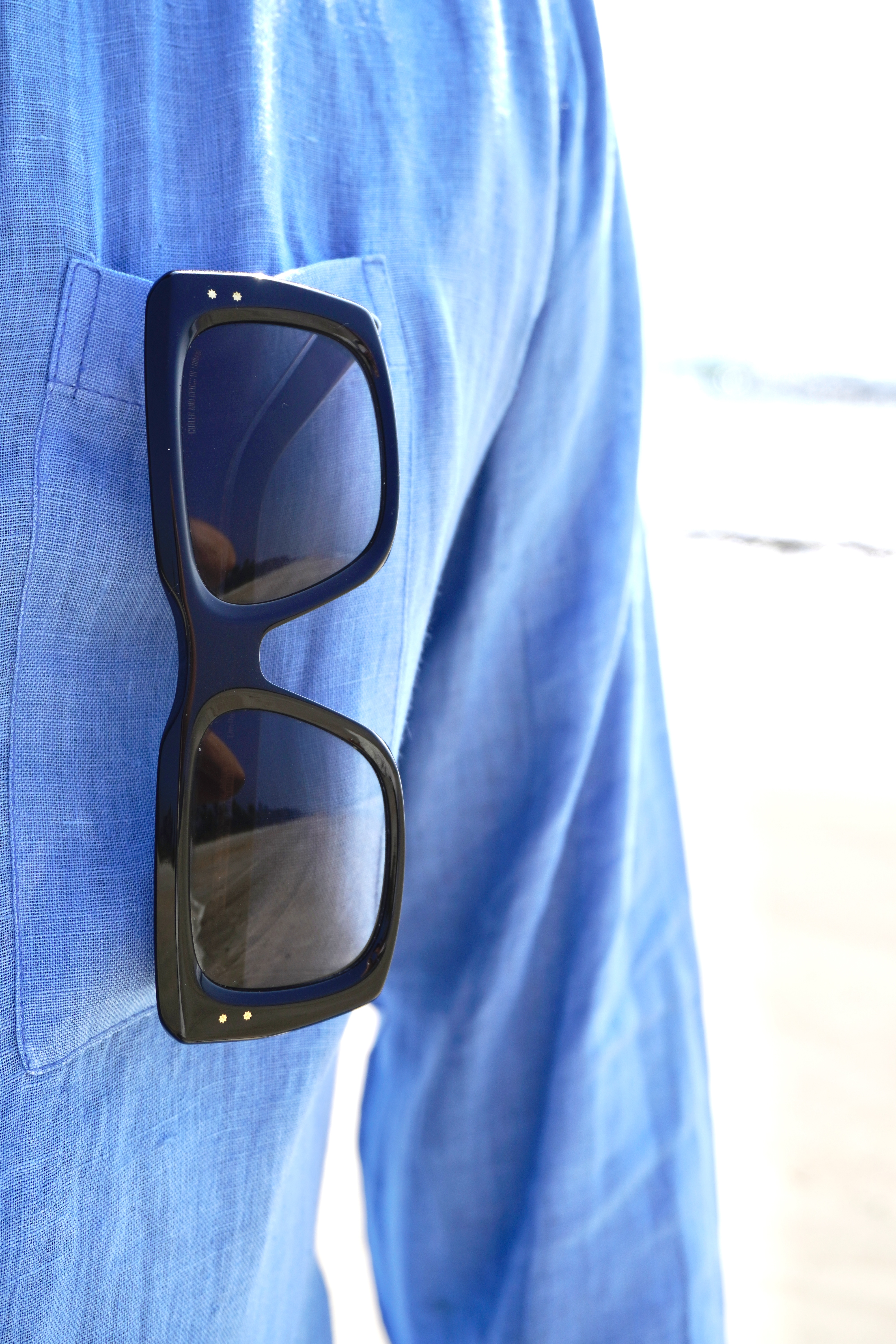 JOE SHIRT LINEN ARUBA BLUE - 5