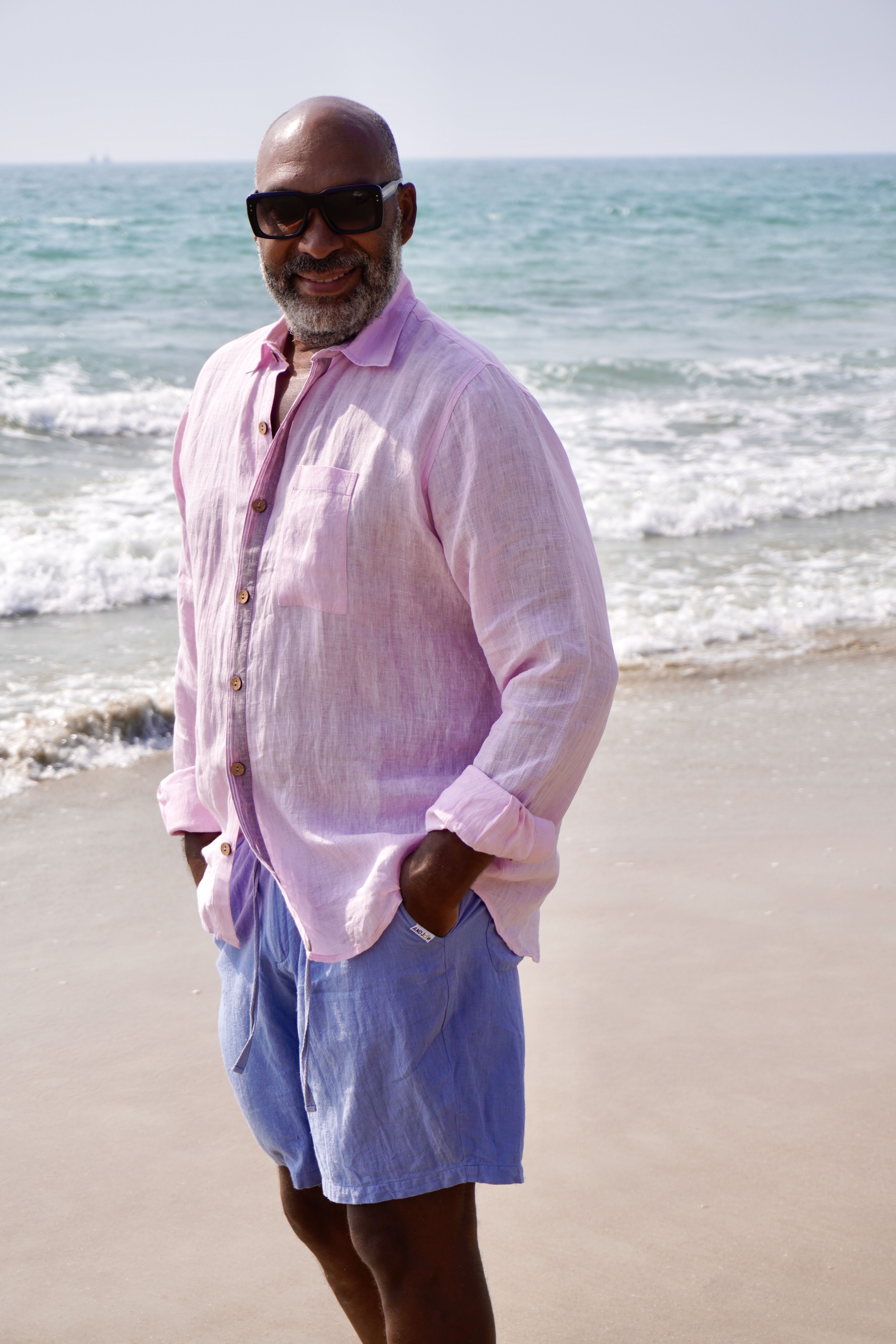 JOE SHIRT LINEN ARUBA PINK