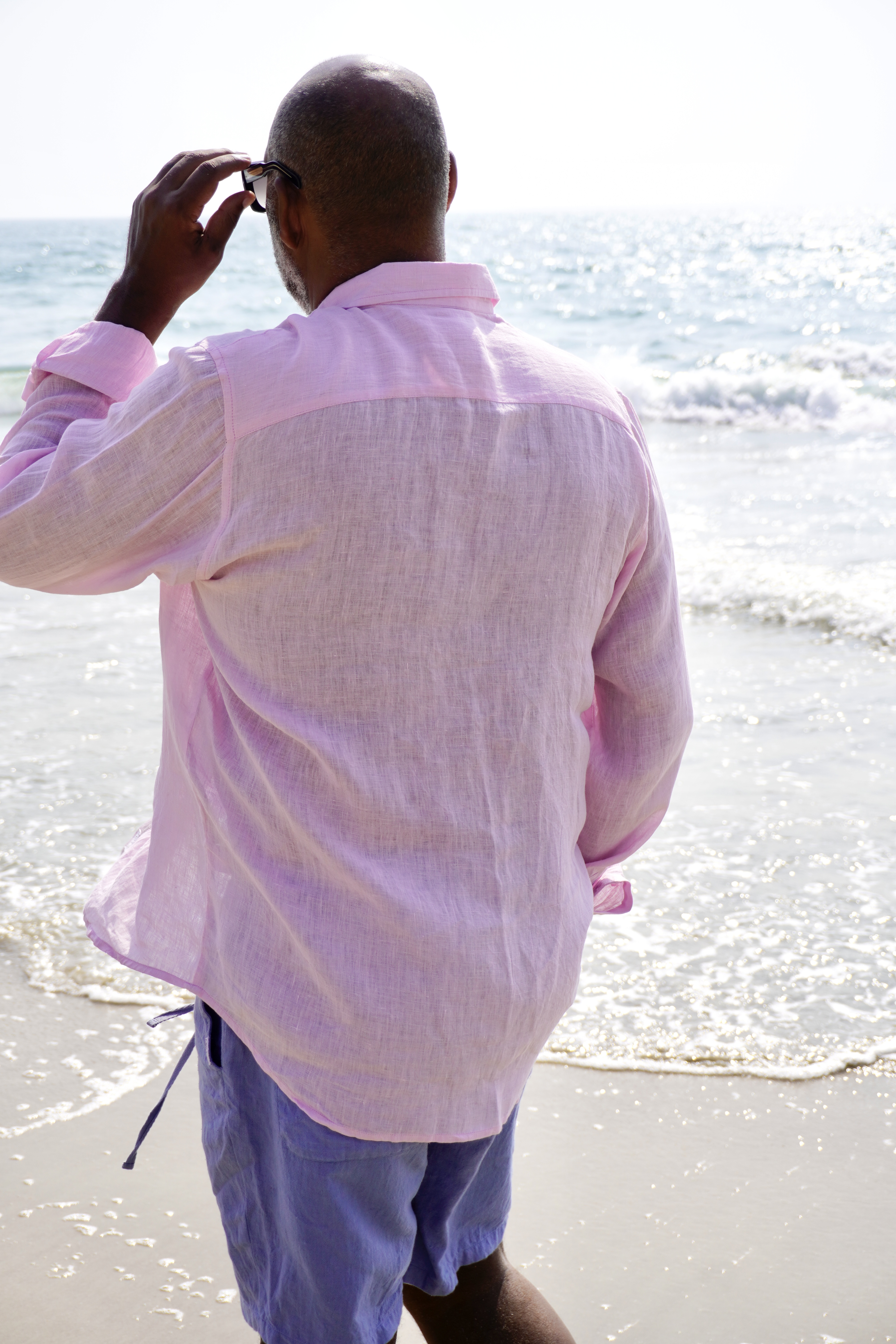 JOE SHIRT LINEN ARUBA PINK - 5