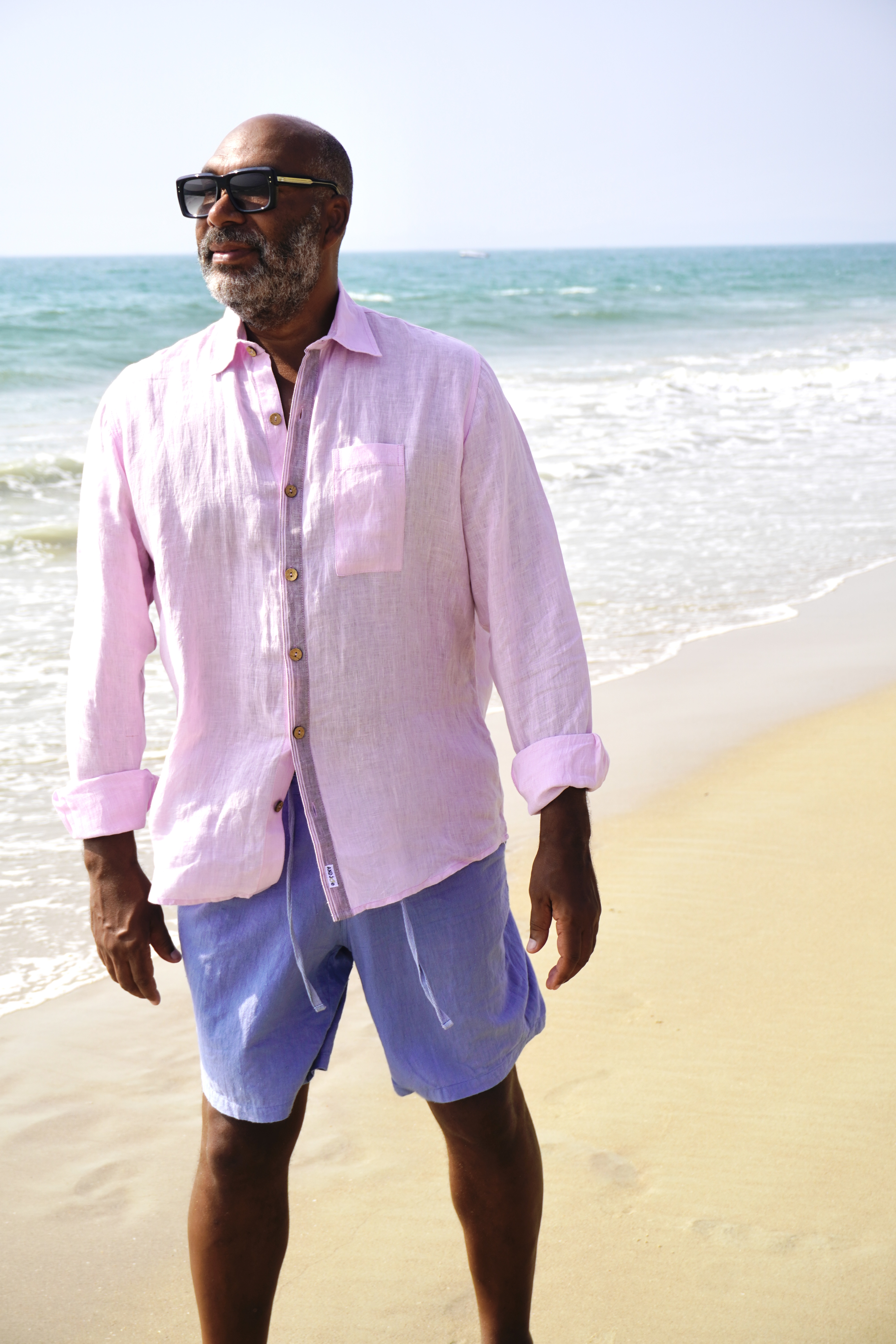 JOE SHIRT LINEN ARUBA PINK