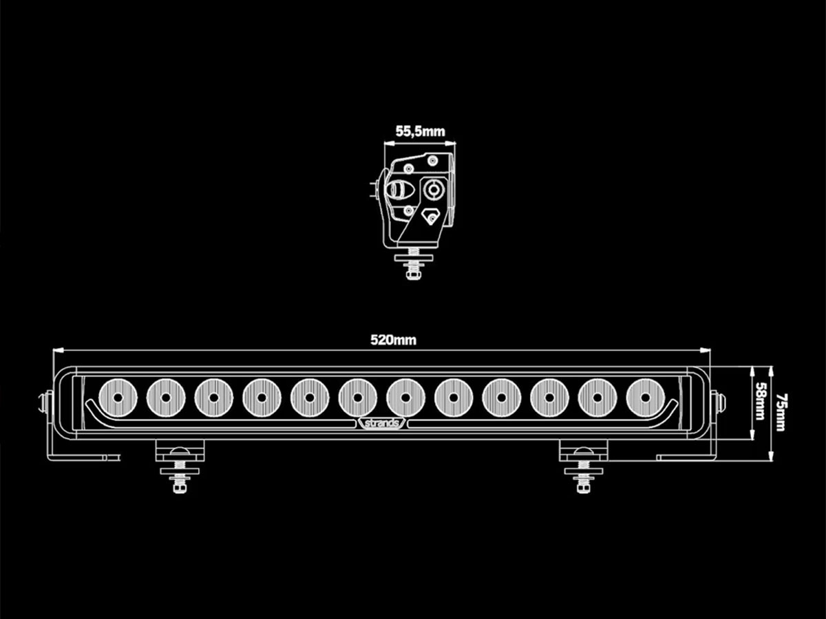 Dark Knight 20" 120W  LED light bar - 3