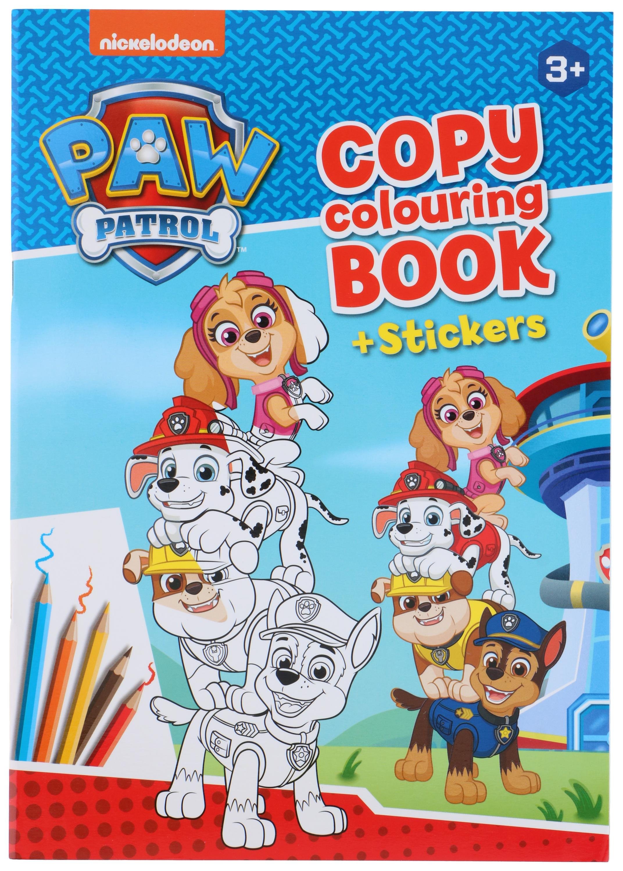 Paw Patrol målarbok A4 32 sidor