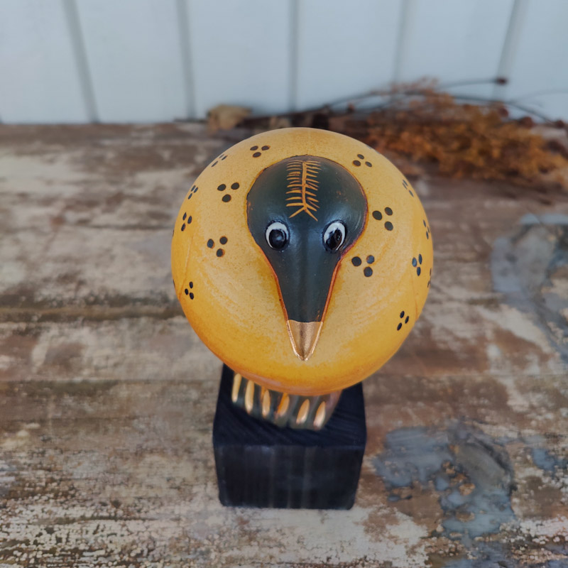 Fågel Fenix Ossian gul av Lisa Larson - 4