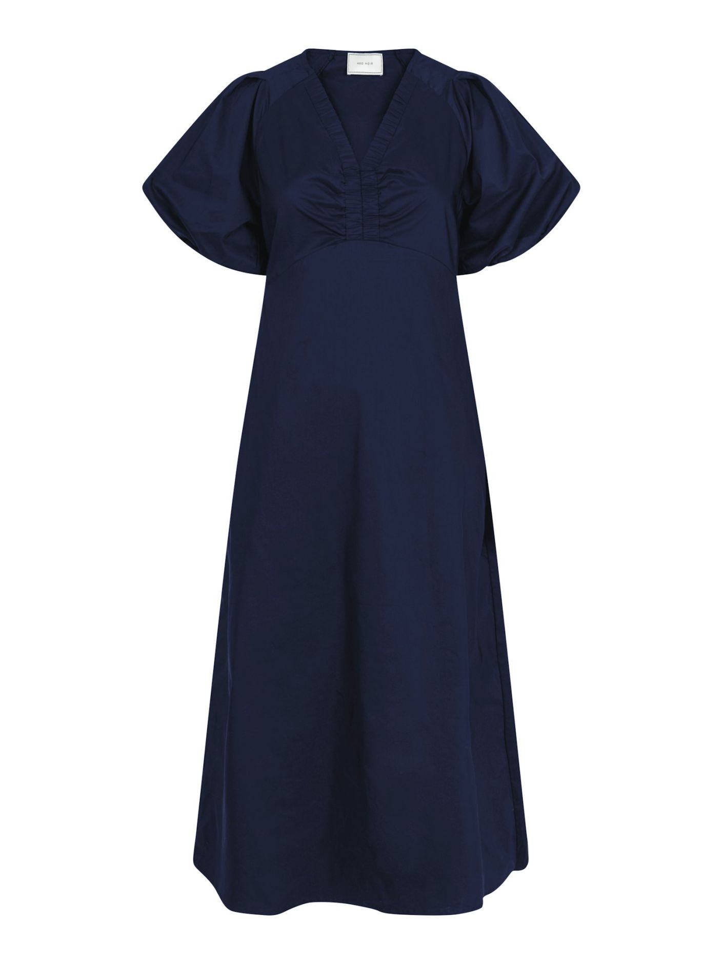 Neo Noir - Illana Poplin Dress Navy - 4