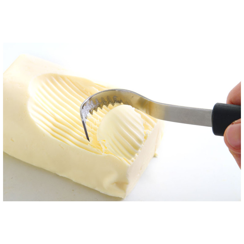Smörkrusare svart PP handtag - 2
