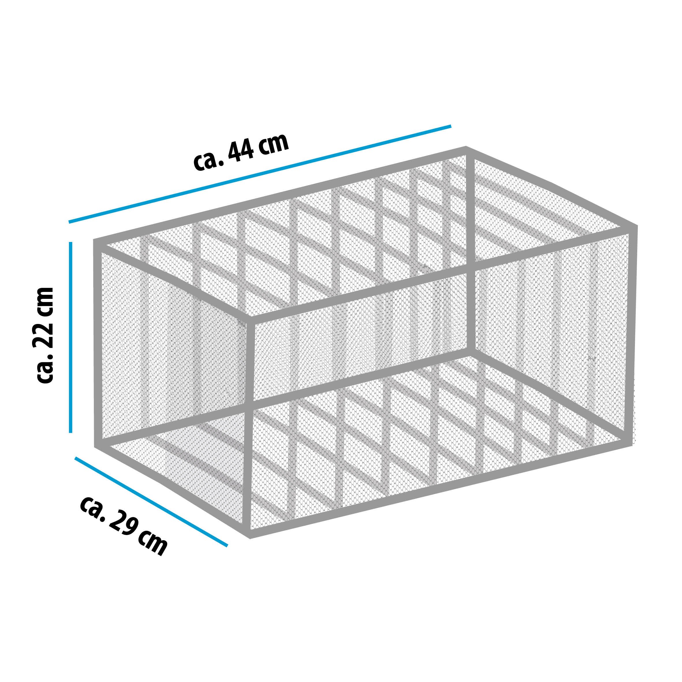 ALPINA Klädorganiserare 44x29x22 cm – 9 Fack för Optimal Garderobsförvaring - 3