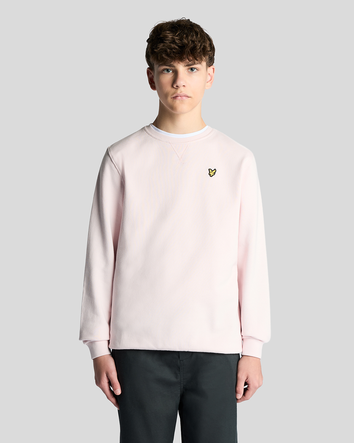 Crew Neck Sweatshirt Light Pink