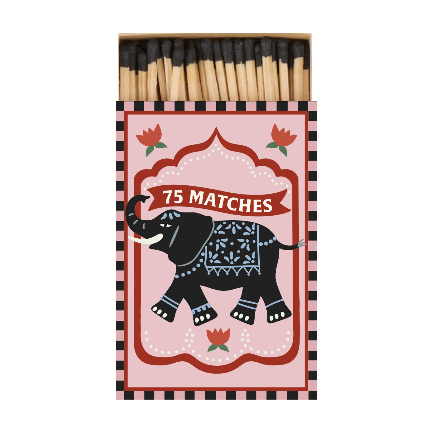 Tändstickor Adopo Elefant, Svart
