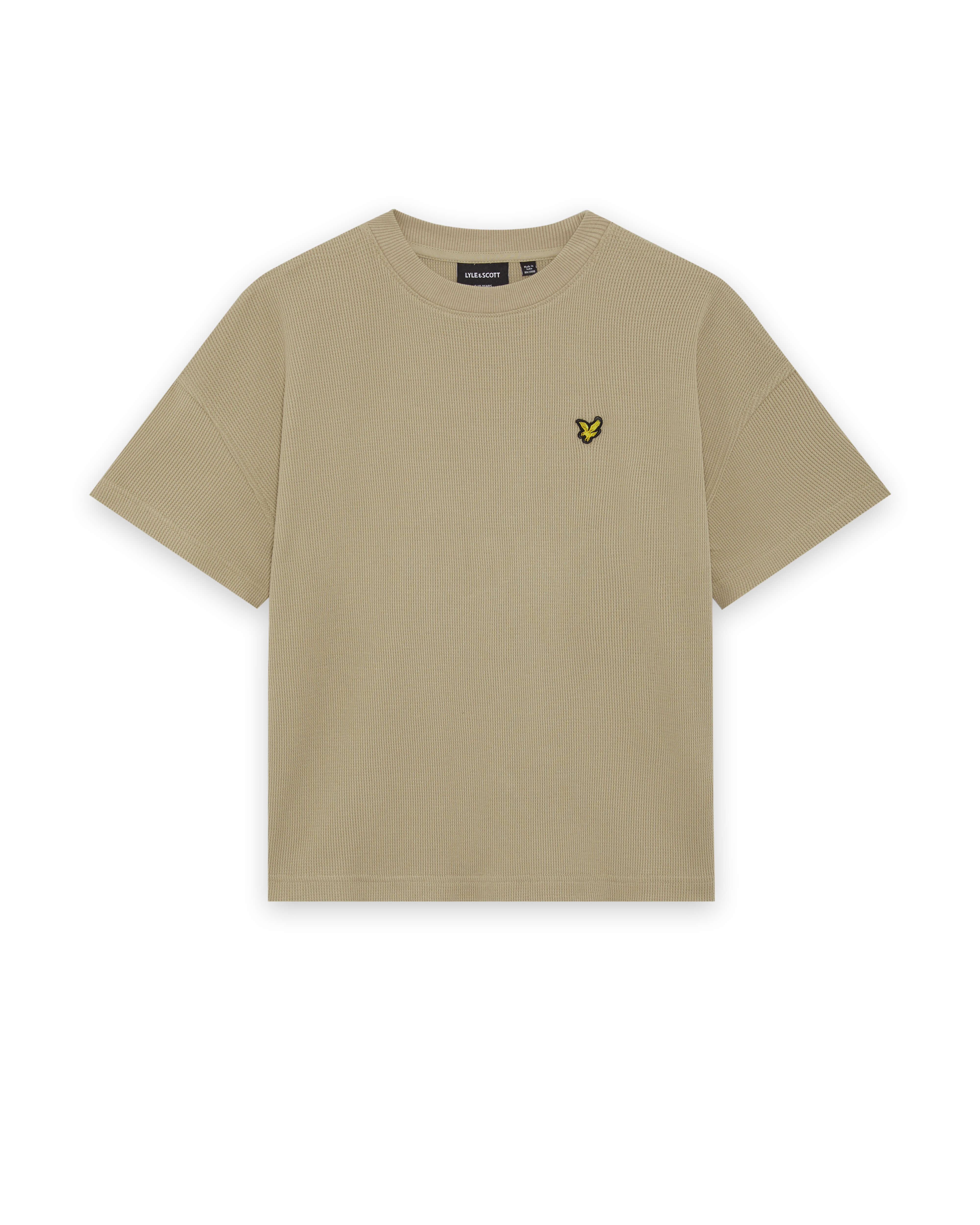 SS Waffle T-shirt Dark Sand