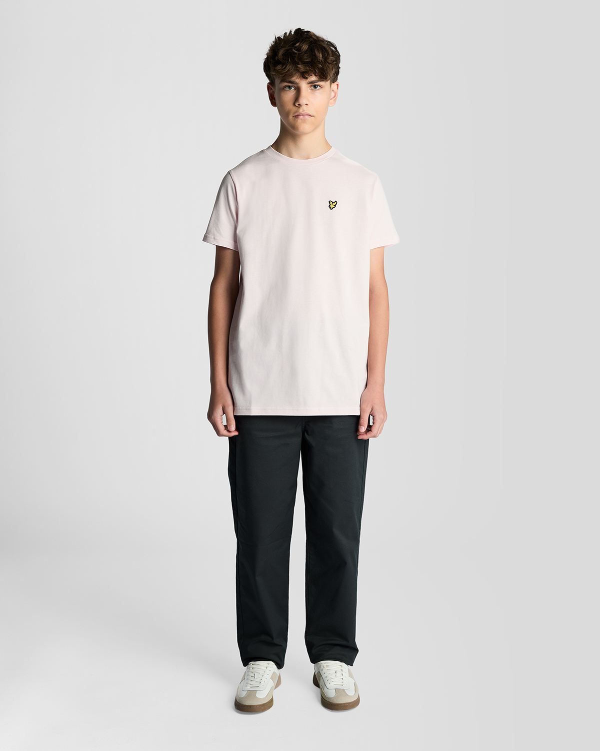 Plain T-shirt Light Pink - 2