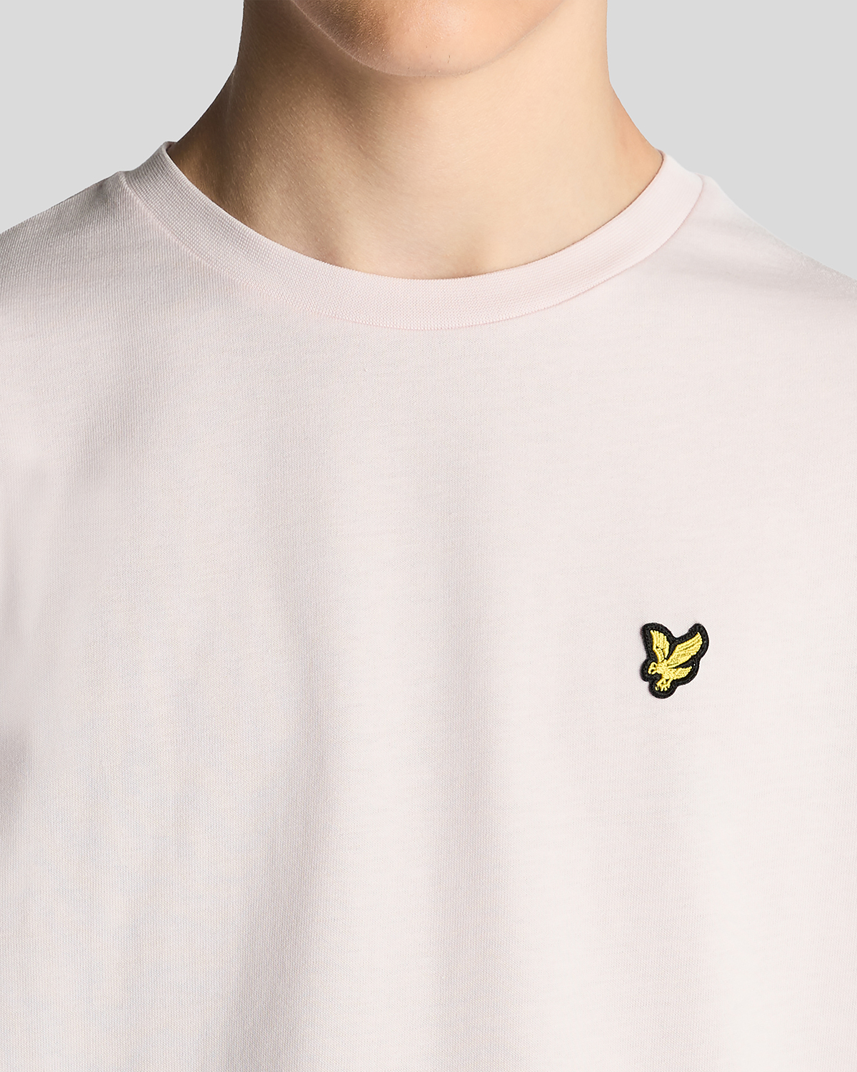 Plain T-shirt Light Pink - 3