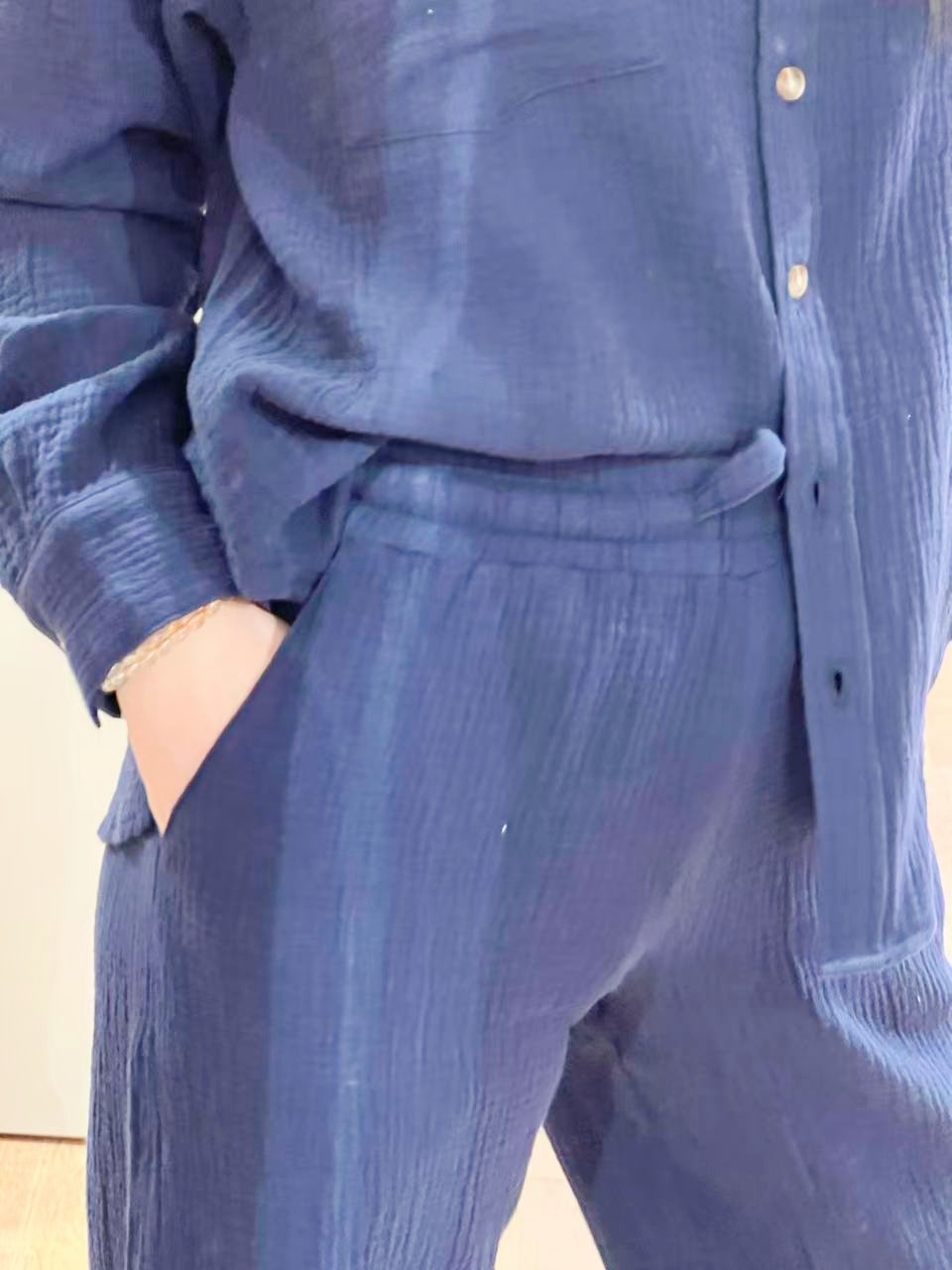 FREEQUENT Esmingo Pants Navy - 4