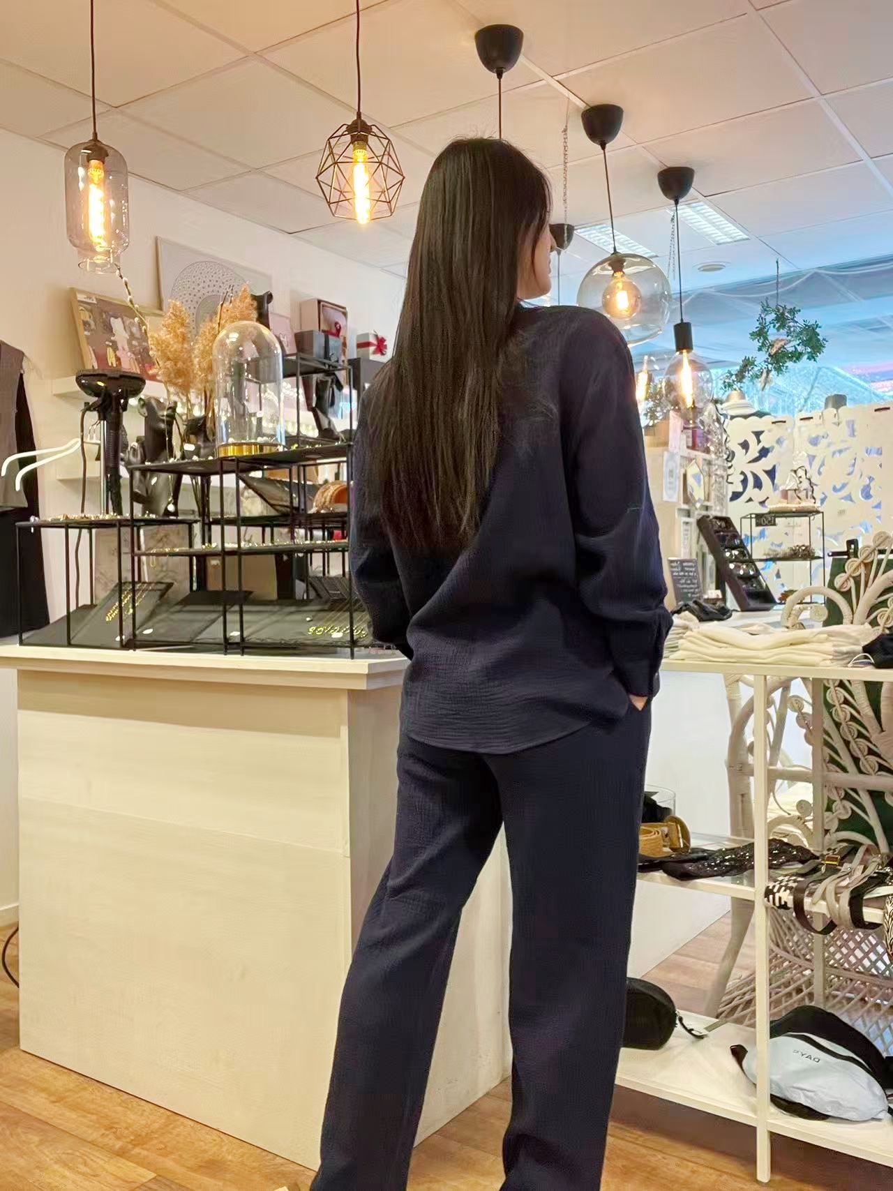 FREEQUENT Esmingo Pants Navy - 3