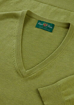 Tröja v-hals ljusgrön från Alan Paine