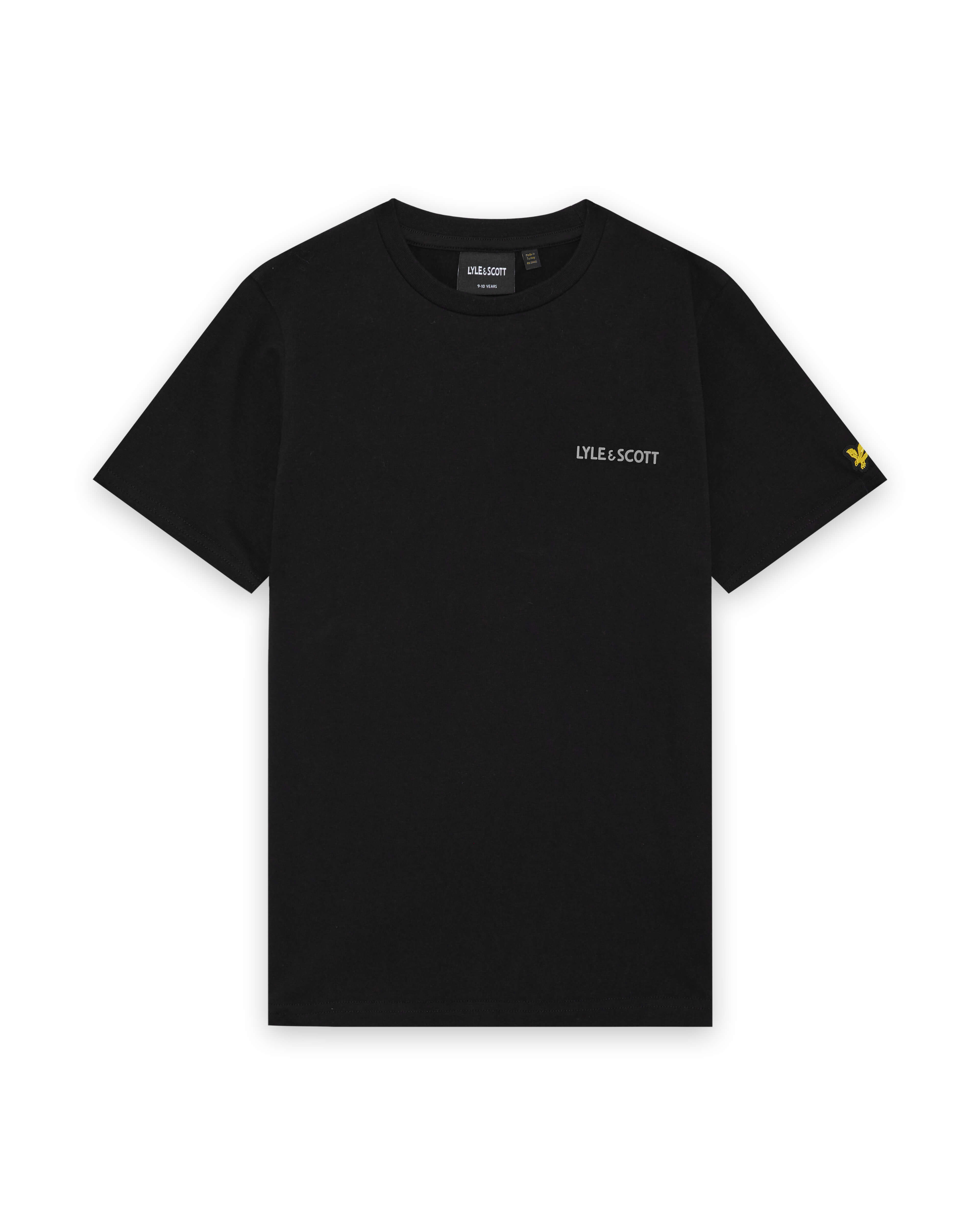 Logo Print T-shirt Jet Black