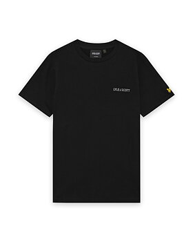 Logo Print T-shirt Jet Black