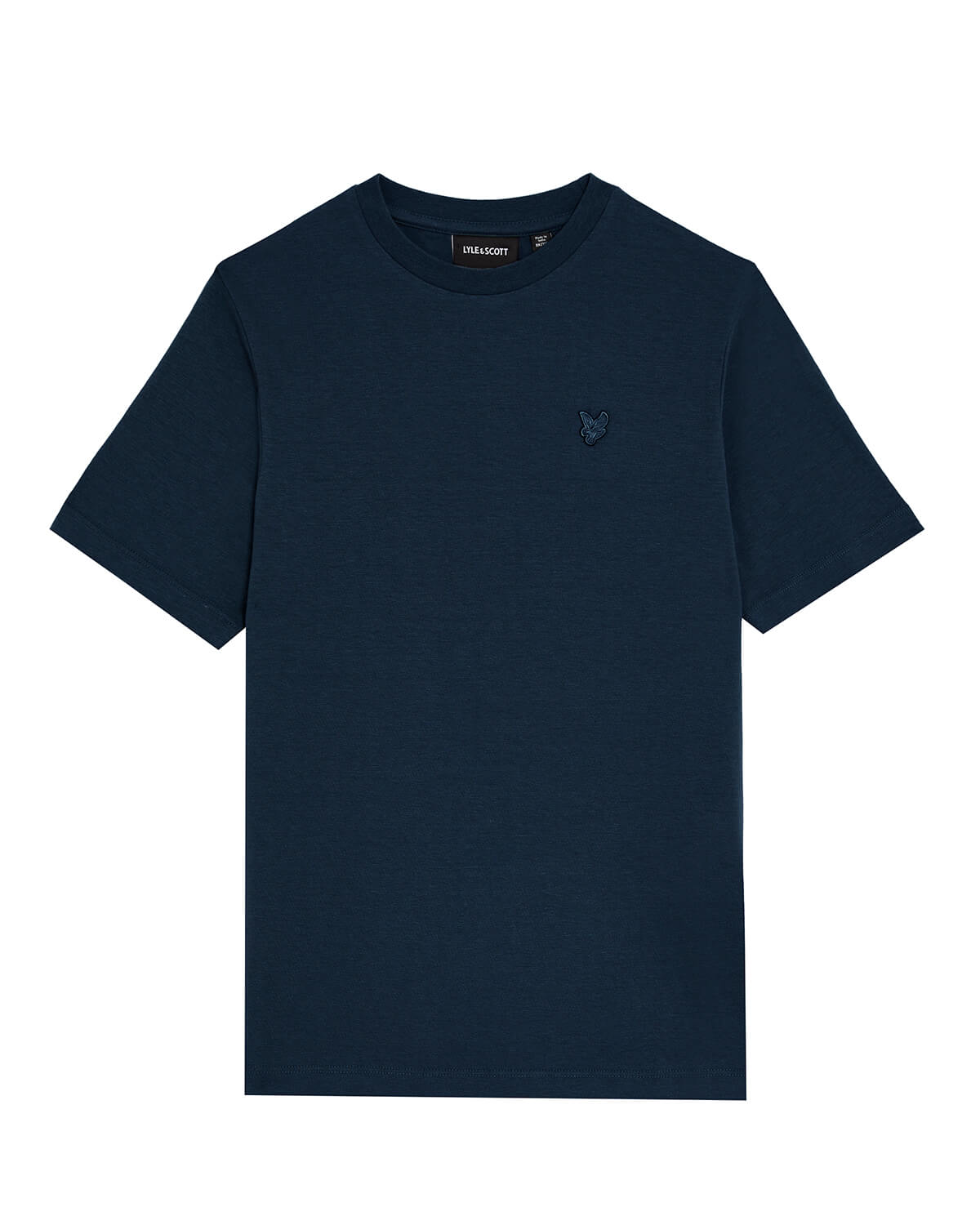 Linen Blend T-shirt Dark Navy