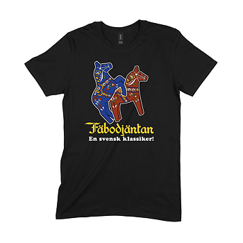 FÄBODJÄNTAN - T-SHIRT, 100% ÄKTA DALA-BETÄCKNING