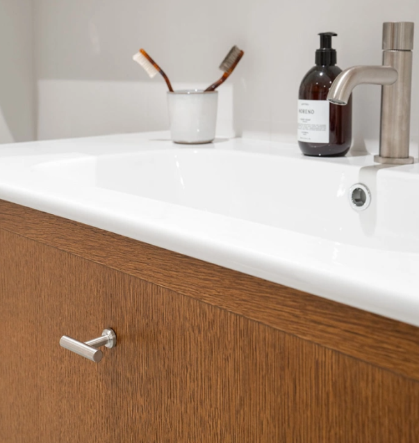 Knopp T Viva borstad rostfritt - 3