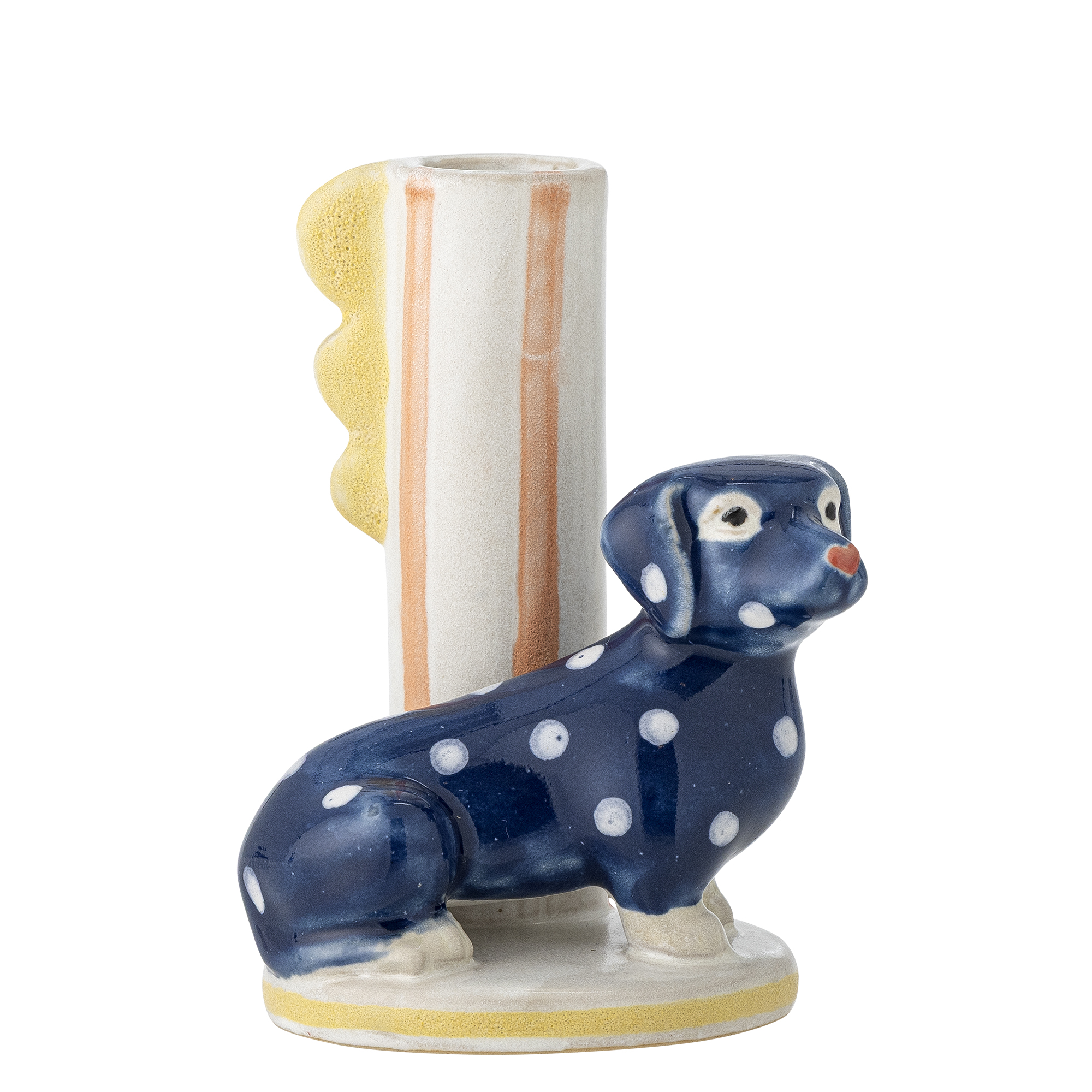 Bloomingville Dachsy Ljusstake, Multi Stengods