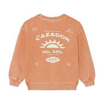 Oversized Sweater Backprint Sandstone