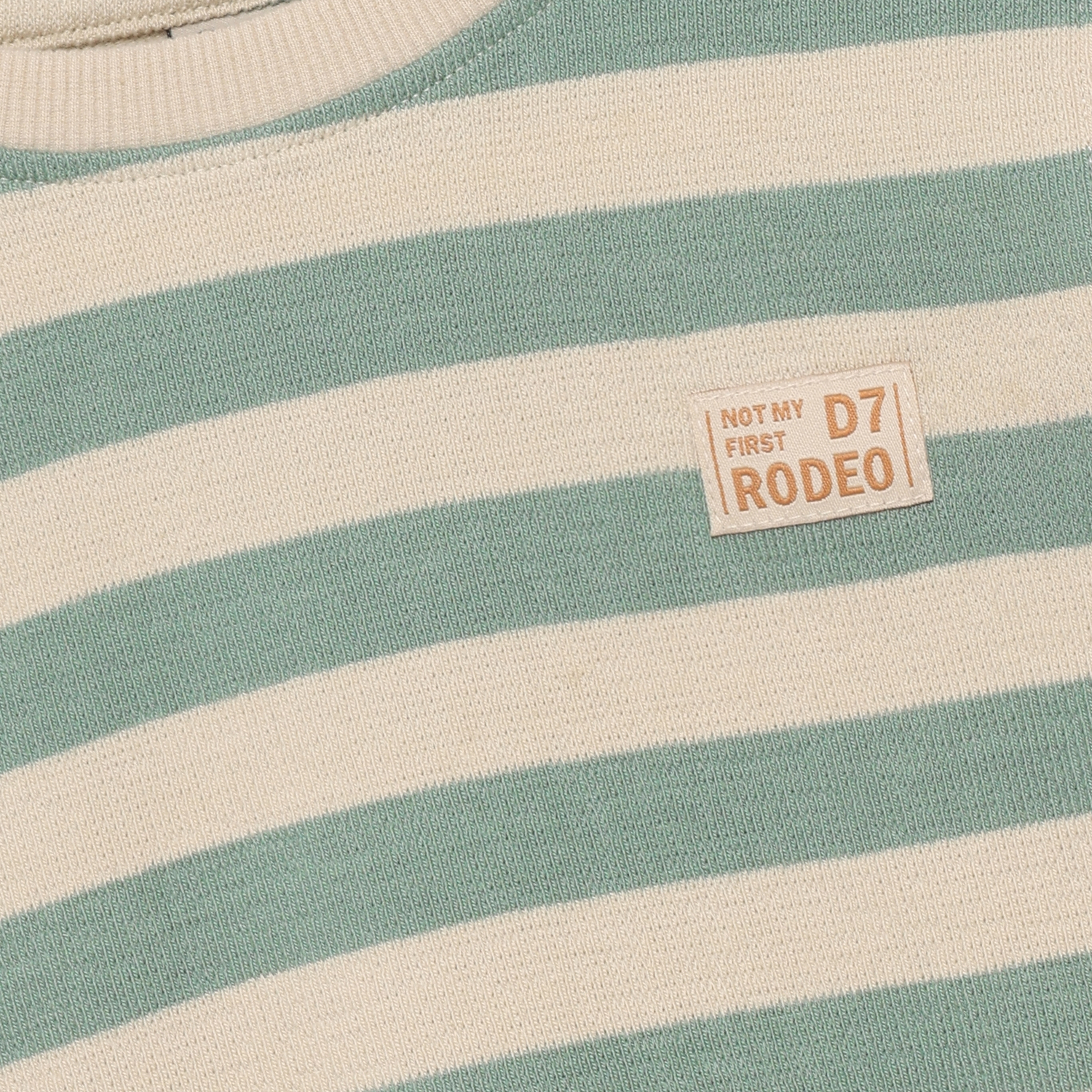 T-shirt Longsleeve Stripe Green Milieu - 3