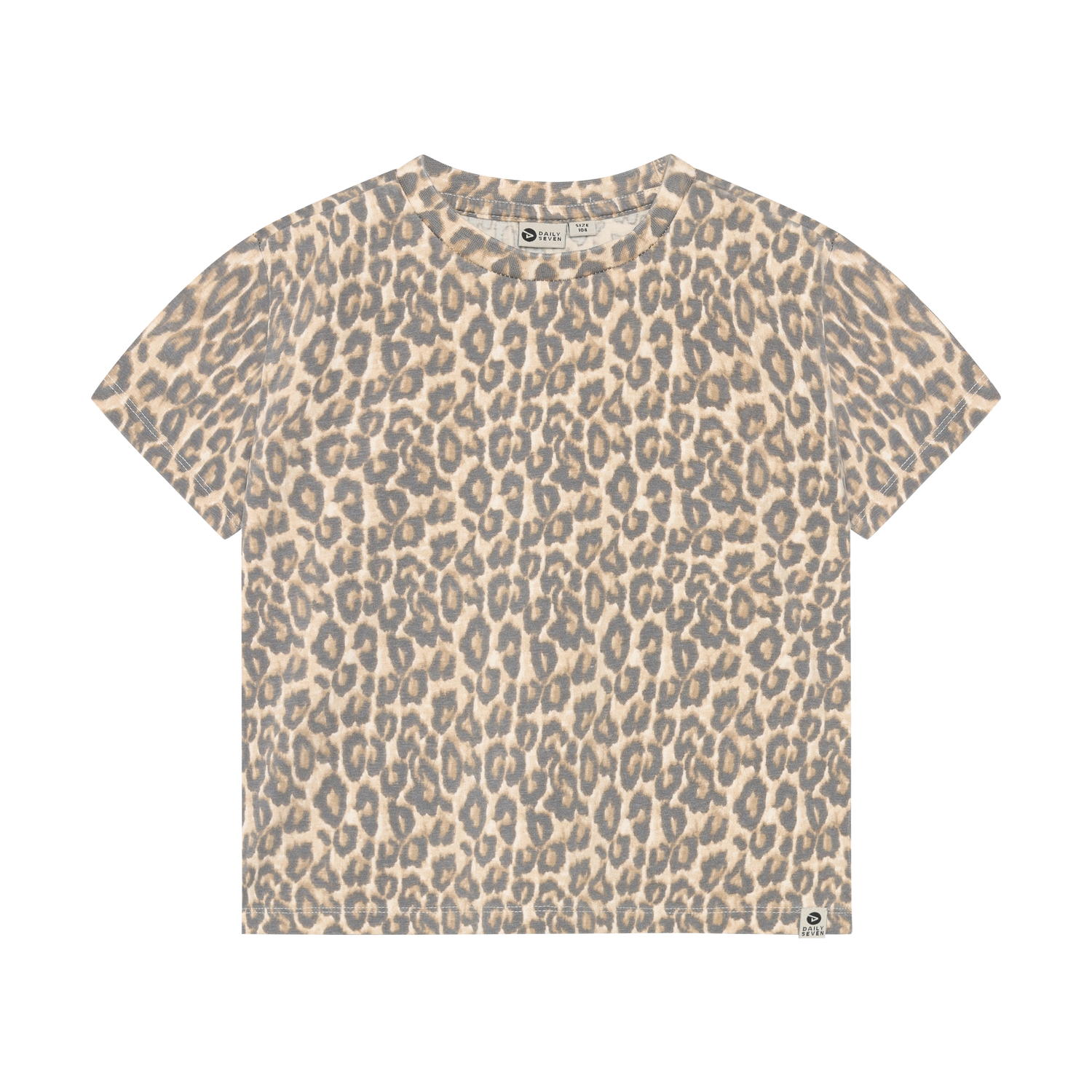 T-shirt Allover Print Sandshell
