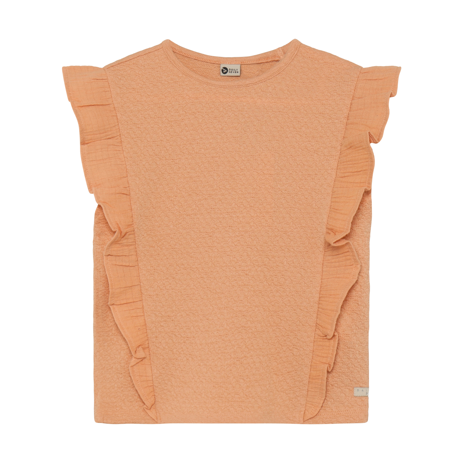 T-shirt Ruffle Dusty Coral