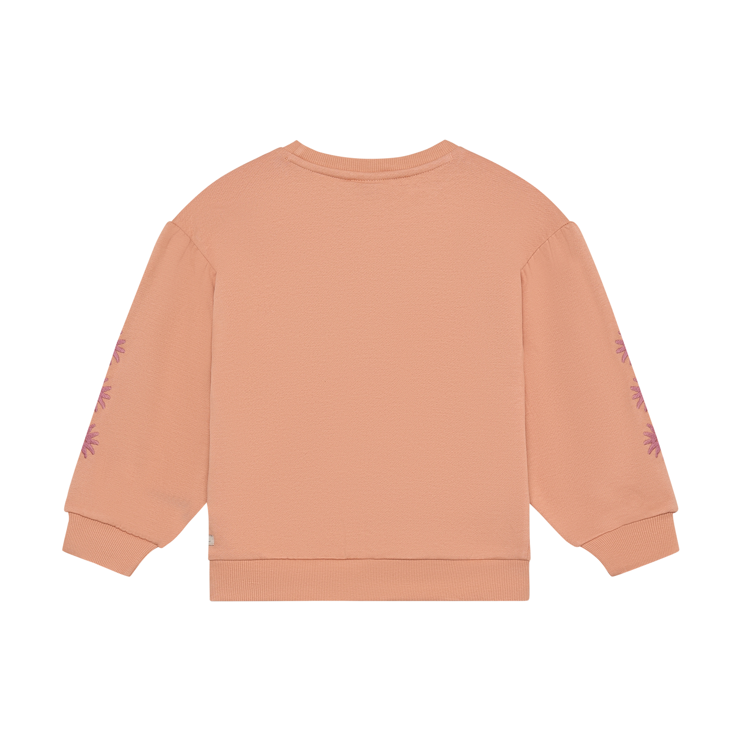 Sweater Embroidery Sleeve Dusty Coral - 2