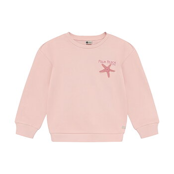 Sweater Backprint Silver Pink