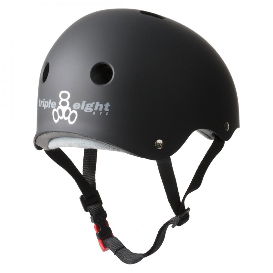 Triple Eight Helmet - Certified Sweatsaver Black - 2