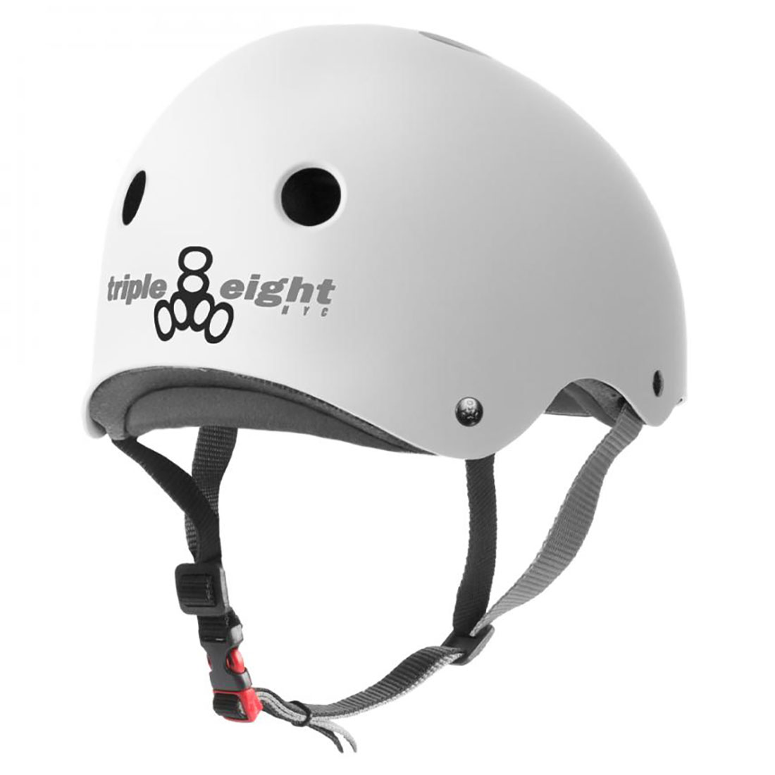 Triple Eight Helmet - Certified Sweatsaver Matte White - 2
