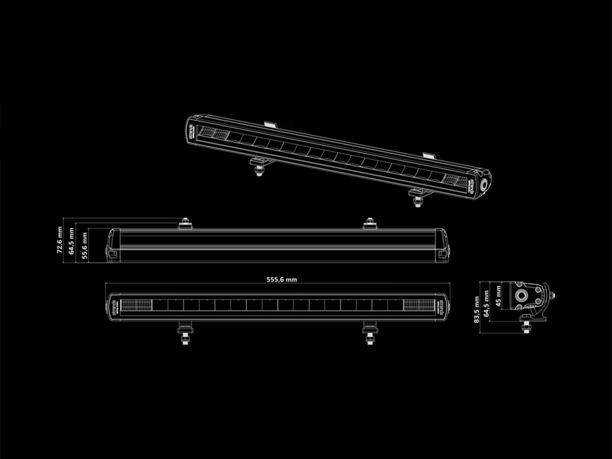 Siberia XPA SR 22" 102W  LED light bar - 2
