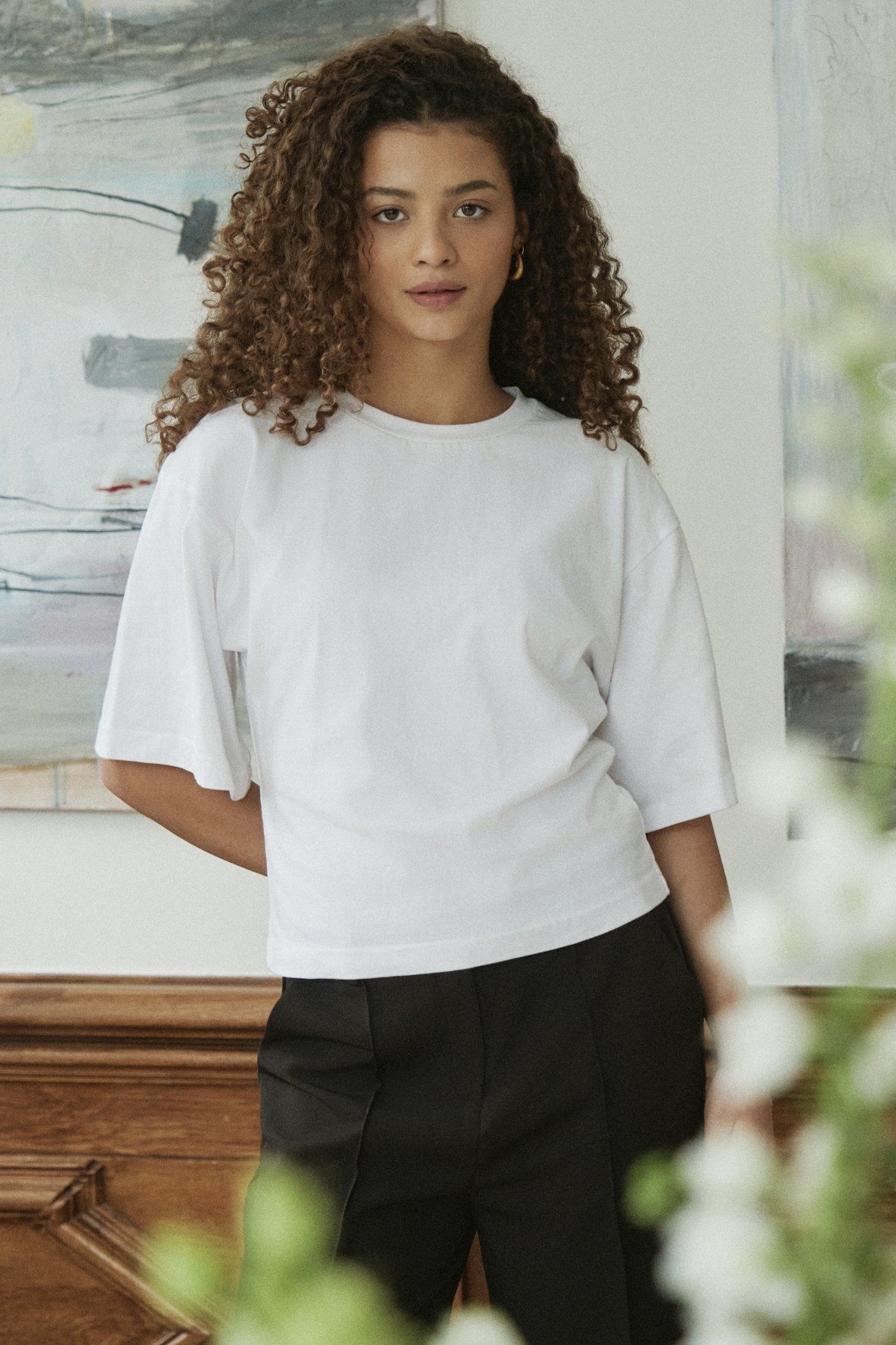 Neo Noir - Asha Boxy Tee White - 8