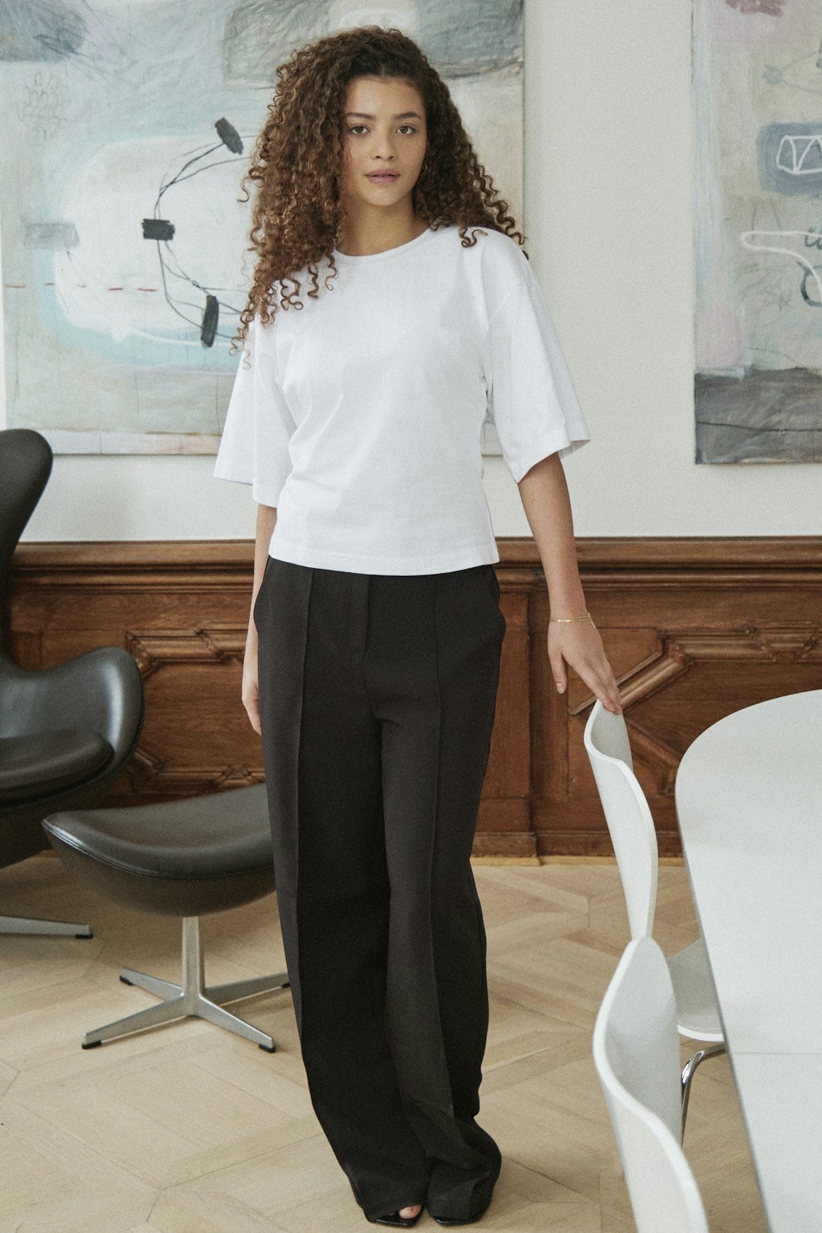 Neo Noir - Asha Boxy Tee White - 9
