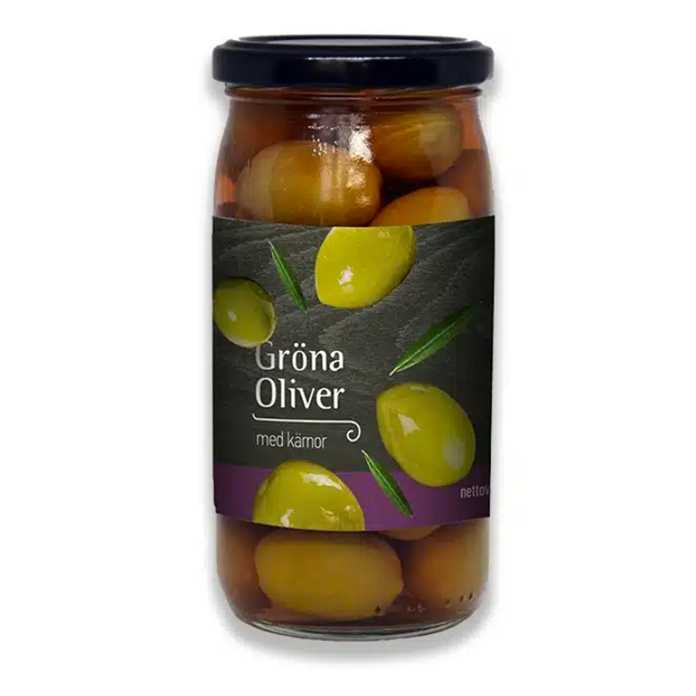 Conti, Gröna stora oliver XL - 370g