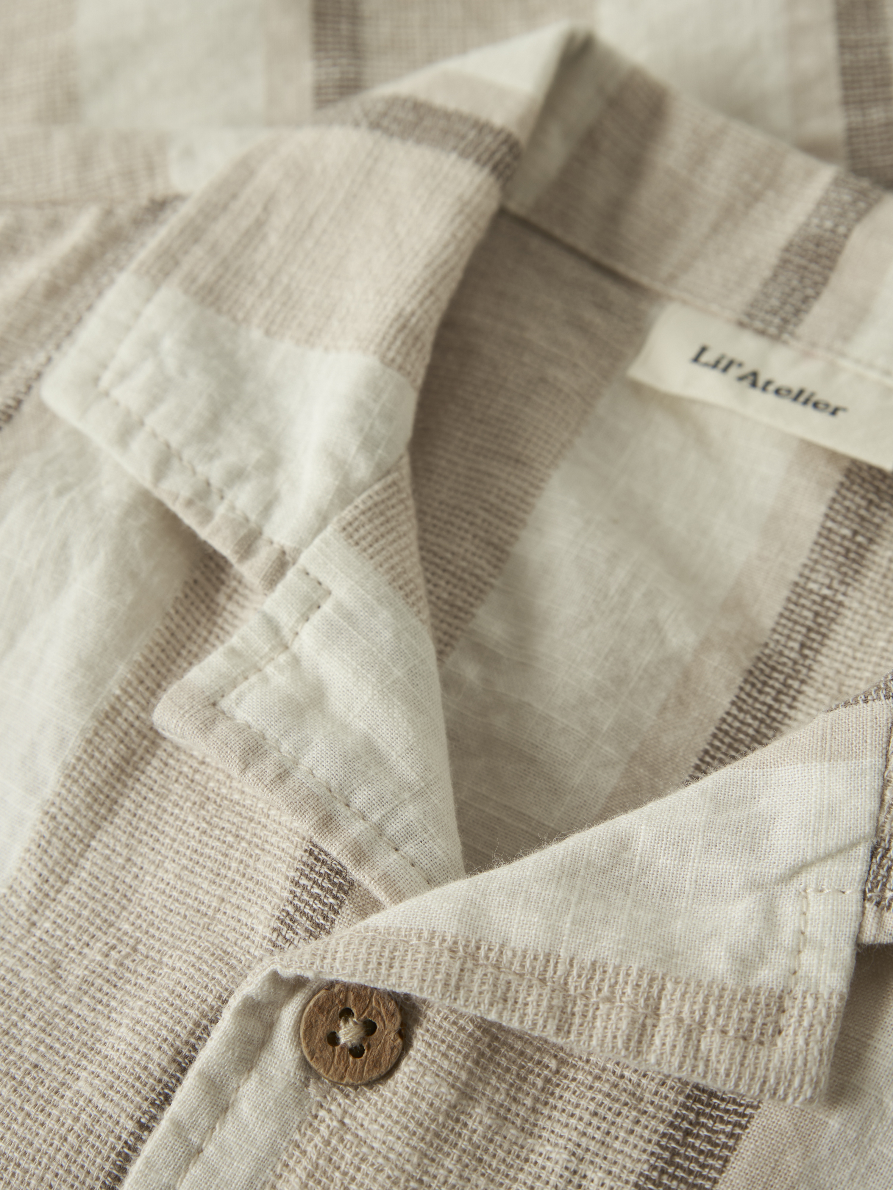 NMMFIBERT SS LOOSE SHIRT LIL Coconut Milk - 3