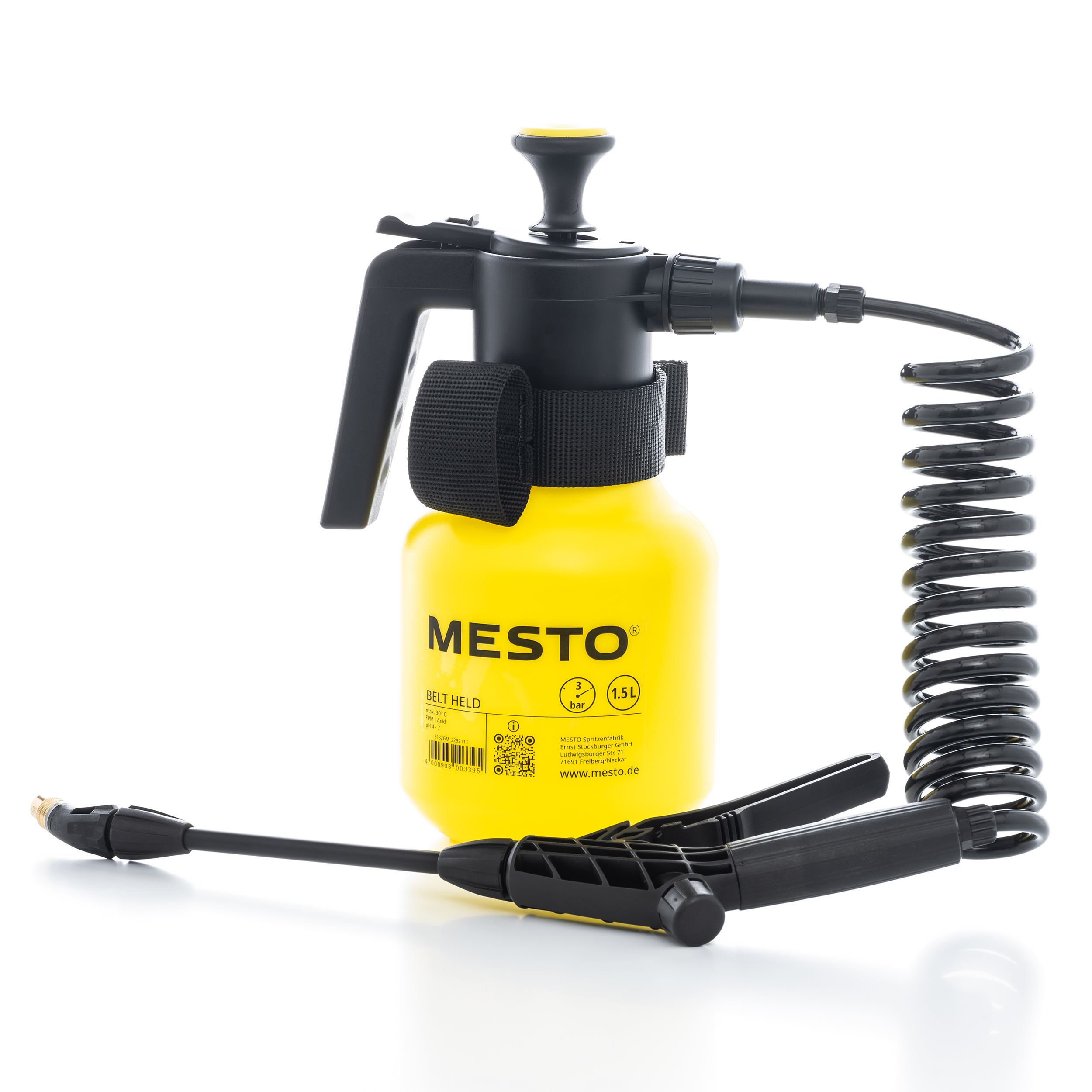 MESTO Bältesburen Tryckspruta 1,5L - 3
