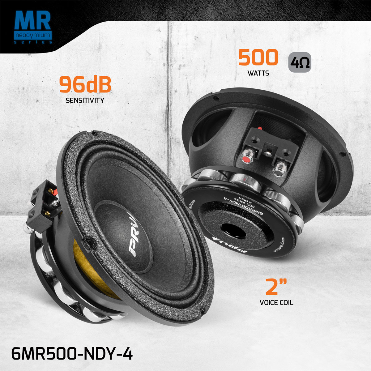 PRV Audio 6MR500-NDY-4 - 2