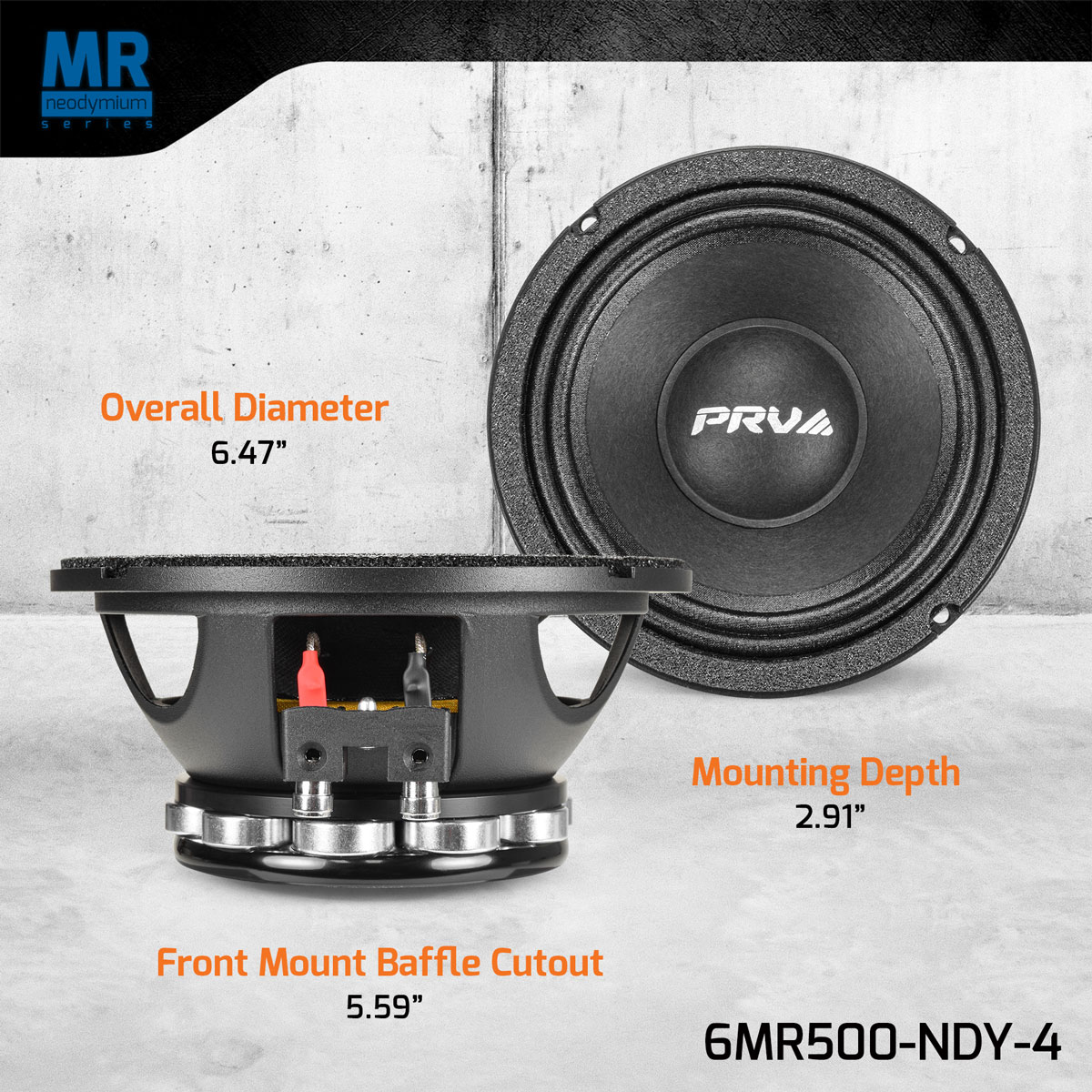 PRV Audio 6MR500-NDY-4 - 4