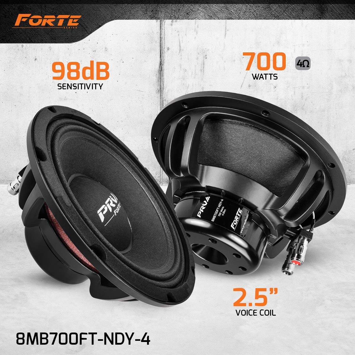 PRV Audio 8MB700FT-NDY-4 - 2