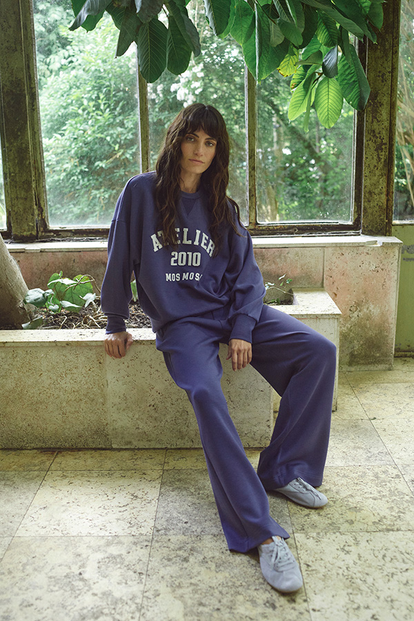 MMNima  O-LS Sweatshirt Crown Blue - 5